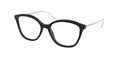 prada pr 11 vvf|Prada™ Conceptual PR 11VVF Square Eyeglasses .